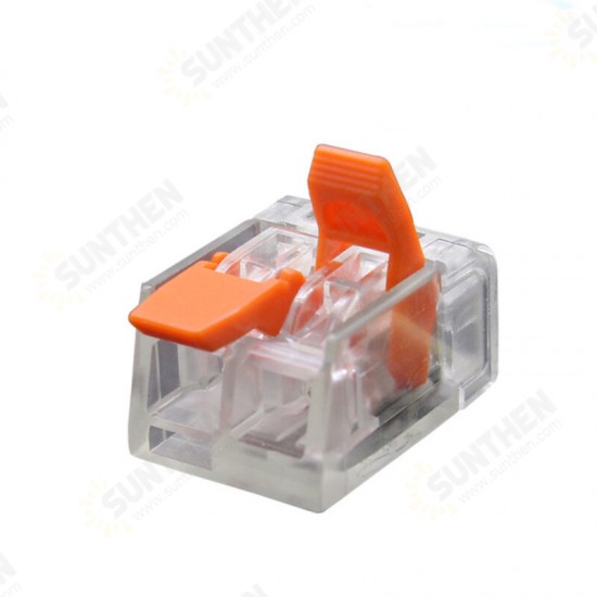 LT-612 Wire Connector 0.5-6mm2 Mini Quick Connector Universal Compact Cable Connector Household Wire Terminal Block