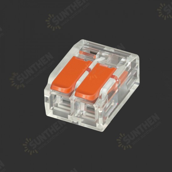 LT-612 Wire Connector 0.5-6mm2 Mini Quick Connector Universal Compact Cable Connector Household Wire Terminal Block