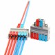 LT-626/LT-626T Wire Connector 2 In 6 Out 0.5-6mm2 Wire Splitter Terminal Block Compact Wiring Cable Connector Push-in Conductor