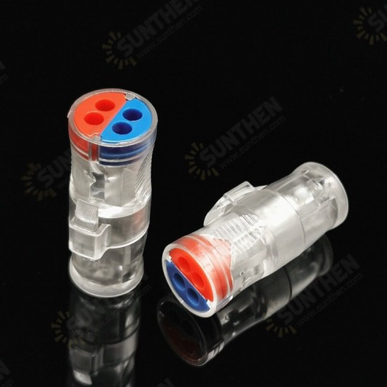 LT-724 Butt Type cable connector 2 In 4 Out Electric Universal Compact Push-in Mini Fast Wire Connector Terminal Block