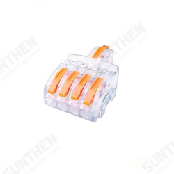 1 In 4 Out Wire Connector Color Handle Branch Terminal Transparent Shell Combined Butt-Type Parallel Connector 1 In 4 Out Wire Connector Color Handle Branch Terminal Transparent Shell Combined Butt-Type Parallel Connector