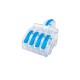 1 In 4 Out Wire Connector Color Handle Branch Terminal Transparent Shell Combined Butt-Type Parallel Connector