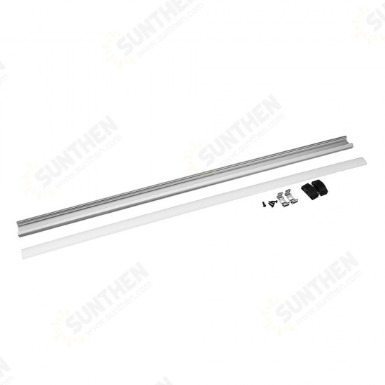 30/50CM Milky White Transparent Aluminum Channel Holder For LED Strip Light Cabinet Lamp