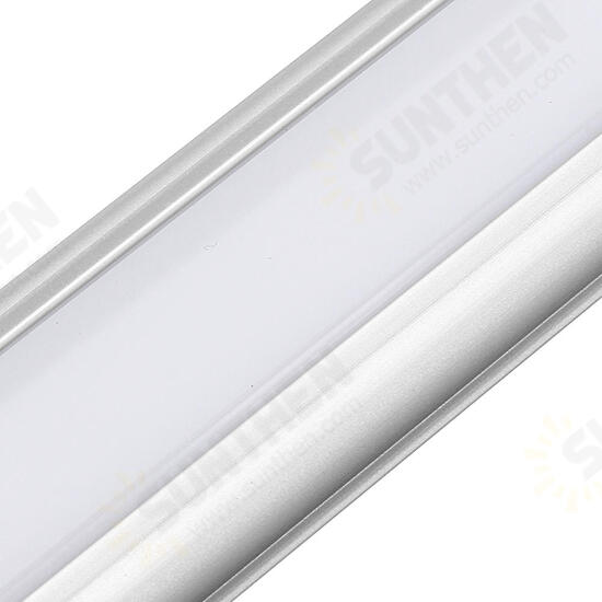 30/50CM Milky White Transparent Aluminum Channel Holder For LED Strip Light Cabinet Lamp