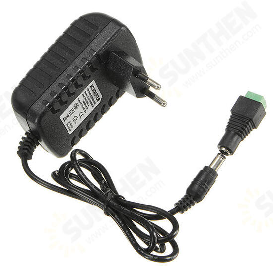 AC100-240V TO DC12V 2A 24W Power Supply Adapter For Strip Light + Female Connector