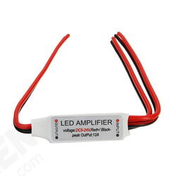 Mini 12A LED Amplifier Controller Power Accessories For Single Color Strip Light DC5-24V Mini 12A LED Amplifier Controller Power Accessories For Single Color Strip Light DC5-24V