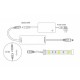 Mini 3Keys Button IR LED Dimmer Controller+14Keys Remote Control for Single Color Strip Light DC5-24V