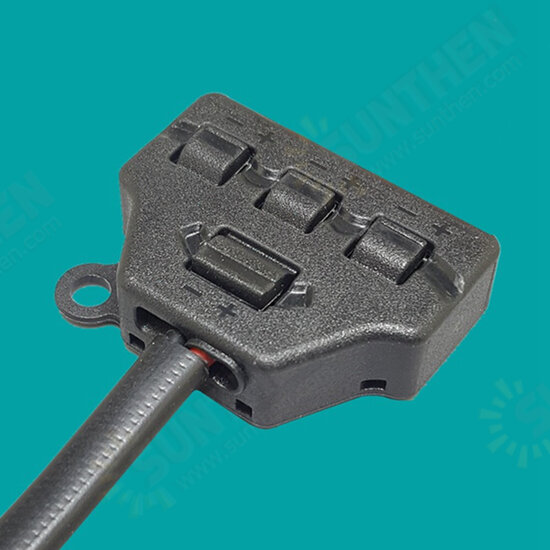 One-in-three-out Two-Pole Branch Terminal Connector Parallel Connection