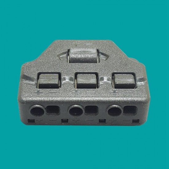 One-in-three-out Two-Pole Branch Terminal Connector Parallel Connection
