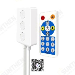 SP601E WS2812B WS2811 bluetooth Music LED Controller Built In Mic Dual Signal Addressable Pixels for RGB Strip Light DC5V-24V SP601E WS2812B WS2811 bluetooth Music LED Controller Built In Mic Dual Signal Addressable Pixels for RGB Strip Light DC5V-24V