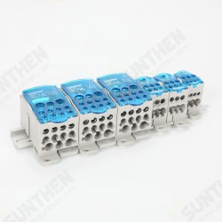 UKK160A Din Rail Terminal Blocks One in several out Power Distribution Box Universal Electric Wire Connector Junction Box UKK160A Din Rail Terminal Blocks One in several out Power Distribution Box Universal Electric Wire Connector Junction Box