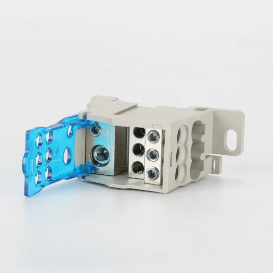 UKK160A Din Rail Terminal Blocks One in several out Power Distribution Box Universal Electric Wire Connector Junction Box