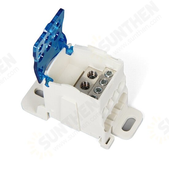 UKK80A 1 In 6 Out Terminal Block Din Rail Distribution Box Universal Electric Wire Connector Box