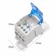 UKK80A 1 In 6 Out Terminal Block Din Rail Distribution Box Universal Electric Wire Connector Box