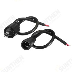 Waterproof DC Power Connector 5.5 x 2.1mm Male Female Jack 0.3mm Wire for LED Strip Waterproof DC Power Connector 5.5 x 2.1mm Male Female Jack 0.3mm Wire for LED Strip