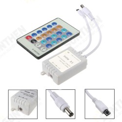 Wireless 24 Key IR Remote Controller For LED Single Color 3528/5050 Strip Light Wireless 24 Key IR Remote Controller For LED Single Color 3528/5050 Strip Light