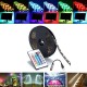 0.5/1/2/3/4/5M SMD5050 RGB Waterproof LED Strip Light TV Backlilghting Kit + USB Remote Control DC5V