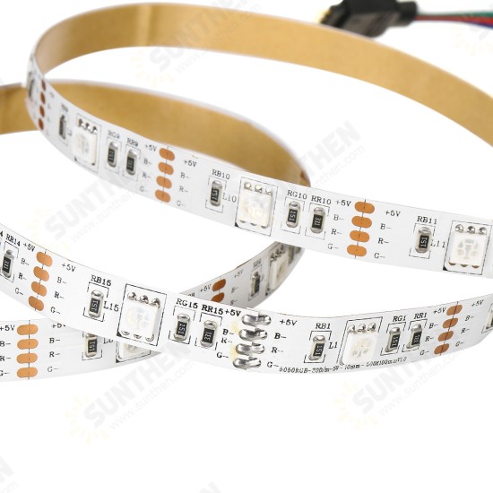 0.5M/1M/3M/5M Waterproof 5050 RGB LED Strip Light Kit Color Changing Tape Under Cabinet Kitchen Lighting