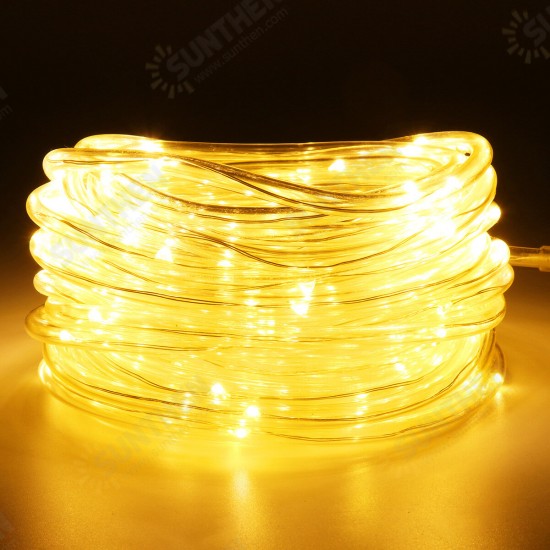 10M 100LED Outdoor Tube Rope Strip String Light RGB Lamp Xmas Home Decor Lights with EU Plug