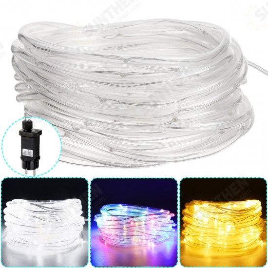 10M 100LED Outdoor Tube Rope Strip String Light RGB Lamp Xmas Home Decor Lights with EU Plug