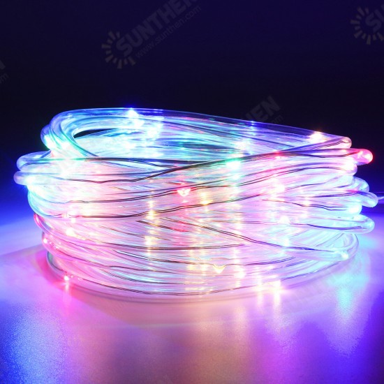 10M 100LED Outdoor Tube Rope Strip String Light RGB Lamp Xmas Home Decor Lights with US Plug