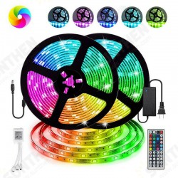 10M DC12V SMD5050 RGB LED Strip Light Kit Indoor Home Lamp+EU US Power Adapter+24Keys IR Remote Control Christmas Decorations Clearance Lights 10M DC12V SMD5050 RGB LED Strip Light Kit Indoor Home Lamp+EU US Power Adapter+24Keys IR Remote Control Christmas Decorations Clearance Lights