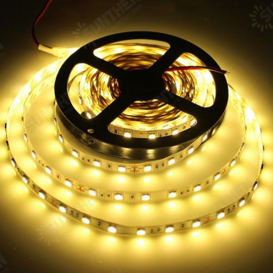 10M SMD 5050 Non-Waterproof RGB 600 LED Strip Tape Flexible Light + 44 Keys IR Controller DC12V