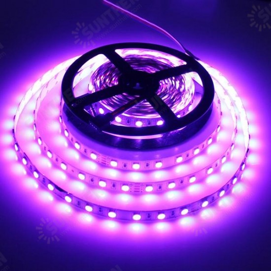 10M SMD 5050 Non-Waterproof RGB 600 LED Strip Tape Flexible Light + 44 Keys IR Controller DC12V