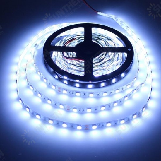 10M SMD 5050 Non-Waterproof RGB 600 LED Strip Tape Flexible Light + 44 Keys IR Controller DC12V