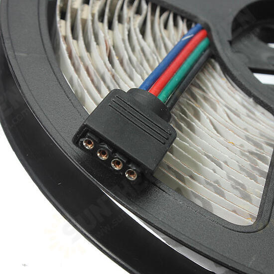 10M SMD 5050 Non-Waterproof RGB 600 LED Strip Tape Flexible Light + 44 Keys IR Controller DC12V