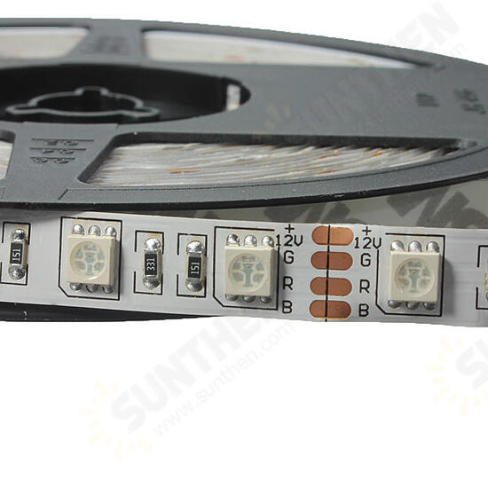 10M SMD 5050 Non-Waterproof RGB 600 LED Strip Tape Flexible Light + 44 Keys IR Controller DC12V