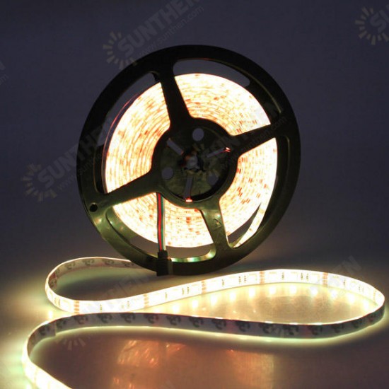 10M SMD 5050 Waterproof RGB 600 LED Strip Light + IR Controller + Cable Connector + Adapter DC12V