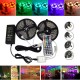 10M SMD 5050 Waterproof RGB 600 LED Strip Light + IR Controller + Cable Connector + Adapter DC12V