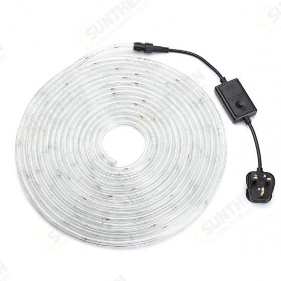 10M SMD3014 Colorful Warm White White Waterproof Flexible LED Tape Ribbon Strip Light AC220V