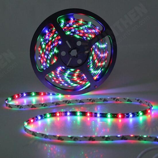 15M SMD3528 Non-Waterproof RGB 900 LED Strip Light Kit + 44 Keys Controller + Cable Connector DC12V