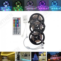 15M SMD3528 Non-Waterproof RGB 900 LED Strip Light Kit + 44 Keys Controller + Cable Connector DC12V 15M SMD3528 Non-Waterproof RGB 900 LED Strip Light Kit + 44 Keys Controller + Cable Connector DC12V