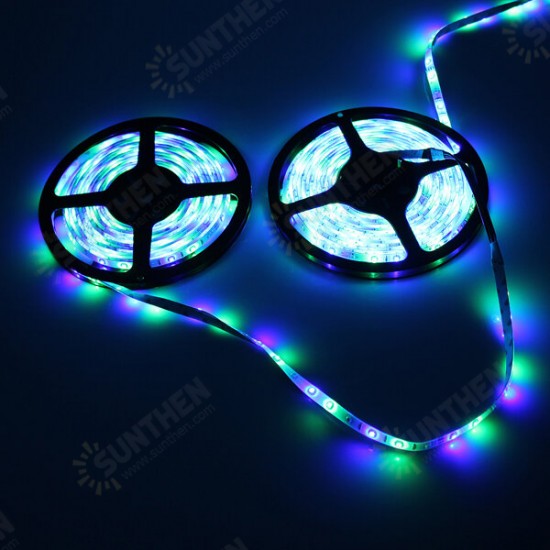 15M SMD3528 Waterproof RGB 900 LED Strip Tape Light Kit + 44 Keys Controller + Cable Connector DC12V