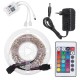 16FT/5M 32FT/10M 2835 RGB LED Strip Light+WiFi Controller Work with Google Alexa +Remote Control+Power Adapter