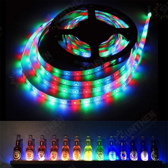 1M 2M 3M 4M 5M Non-waterproof DC5V USB 3528 SMD RGB LED Strip Light String Tape+44 Keys IR Remote Control