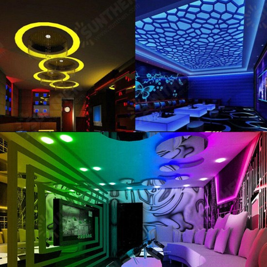 1M 2M 3M 4M 5M Non-waterproof DC5V USB 3528 SMD RGB LED Strip Light String Tape+44 Keys IR Remote Control