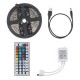 1M 2M 3M IP65 LED Strip Light RGB 5050 SMD Indoor Outdoor Lamp 44 Key Remote Control + IR Controller DC5V