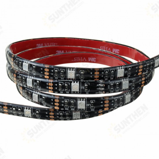 1M 2M 3M IP65 LED Strip Light RGB 5050 SMD Indoor Outdoor Lamp 44 Key Remote Control + IR Controller DC5V