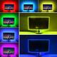 1M USB Power RGB 5050 SMD 30LED Strip LCD Monitor TV Background Light+17Key RF Remoter Kit DC5V