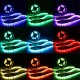 1M/2M/3M/4M/5M 5050 RGB LED Strip Light USB Power Color Changing Tape Cabinet Lamp+44Keys Remote Control