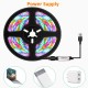 1M/2M/3M/4M/5M RGB LED Strip Light Dimmable Non-waterproof Flexible Colorful 2835 Lamp + 24Keys Remote Control DC5V