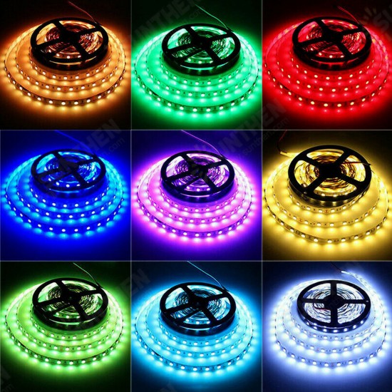 1M/2M/3M/4M/5M WiFi Smart RGB LED Strip Light APP Control Flexible Lamp Work with Amazon Alexa Google Home DC5V