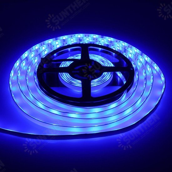 1M/2M/3M/5M Waterproof LED Strip Light RGB 5050SMD Flexible Ribbon Tape + 44 Key Remote Control +Power Adapter