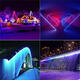 2*5M LED Strip Light Waterproof Outdoor DC12V 5050 RGB Music Lamp IR Remote Control +3A EU US Plug