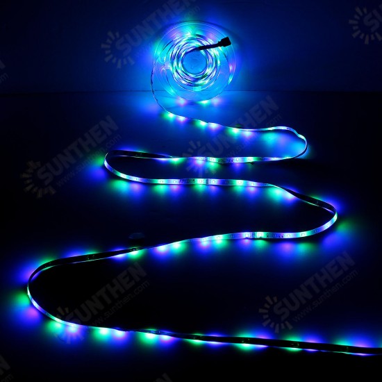 2M 3M 5M 10M 8mm DC12V Waterproof RGB LED Light Strip Remote Controller Outdoor Indoor KTV Hotel Home Decor