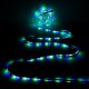 2M 3M 5M 10M 8mm DC12V Waterproof RGB LED Light Strip Remote Controller Outdoor Indoor KTV Hotel Home Decor